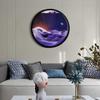 KRIDDR Round Glass Moving Sand Art Picture Round Glass 3D Deep Sea Sand Landscape Moving Screen Sand Frame Flowing Sand Adult Child Large Desktop Art Toys view 1