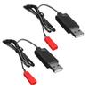 2pcs Drone Battery JST Connector with USB Charger for Sky Viper Drone s670 v950HD v950 STR s1700 V2400HD view 1