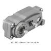 VGEBY Transfer Case, 313mm Wheelbase 2 Speed Aluminium Alloy CNC Machined Anodised RC Parts Replacement for Scx10 1/10 RC Car (Color) 2 1 view 2