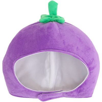 LUOZZY Funny Eggplant Hat for Carnival Costume Accessories Birthday Party Hat Photography Prop Headgear