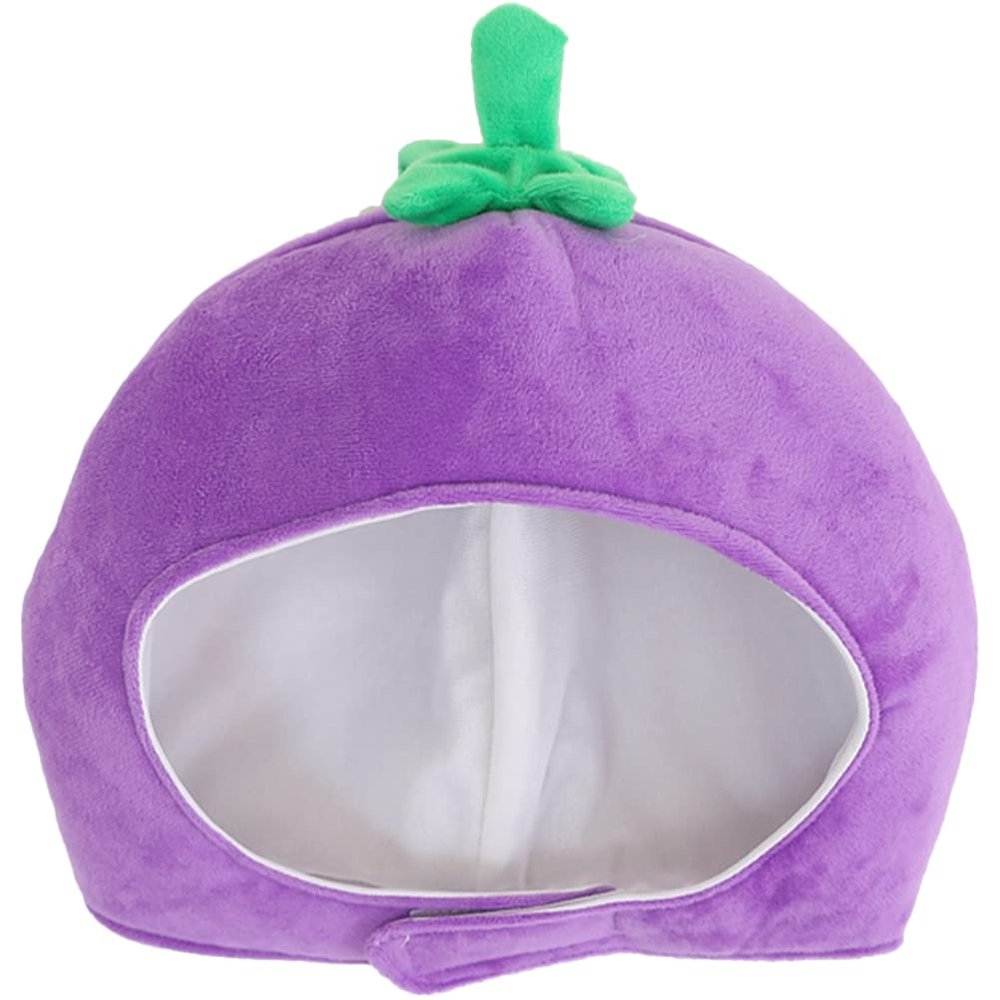 LUOZZY Funny Eggplant Hat for Carnival Costume Accessories Birthday Party Hat Photography Prop Headgear