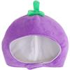 LUOZZY Funny Eggplant Hat for Carnival Costume Accessories Birthday Party Hat Photography Prop Headgear view 1