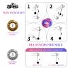 JOLESHARE Professional Unresponsive Yoyo X4 for Pros and Beginners - Replaceable Bearings, Gloves, Removal Tool and 5 Strings Included (Red, Blue) view 3