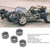 SPYMINNPOO 7mm Hex Combiner, Wheel Hub Hex Adapter Aluminum Alloy RC Wheel Adapter Compatible with FMS FCX24 1/24 RC Car (Color) view 4