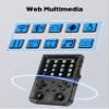 RG353VS Retro Handheld Game Console with Linux System RK3566 Chips 3.5 Inch IPS Screen with 64G TF Card 4452 Games Support 5G WiFi 4.2 Bluetooth(RG353VS-Transparent Black) view 3