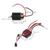 VGEBY RC Motor ESC Kit, High Torsion 540 Brushed Motor 360A ESC with T Plug for 1/10 RC Car Model (55T) Esc Motor Combo Brushed and Esc Connector view 3