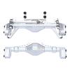 RCAWD Front & Rear Axle Housing Without Gears, Rear & Steering Axle Assembled Upgrades for 1/18 Axial UTB18 Capra Trail Buggy Crawlers Aluminum Parts AXI218001 Silver view 1