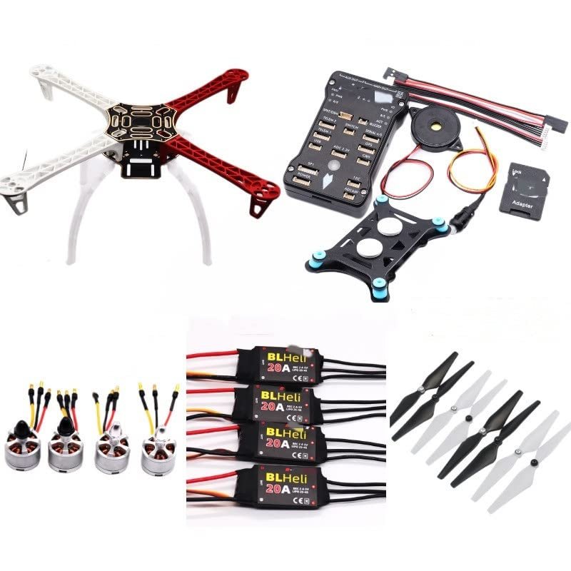APEFIT Drone Accessories for Pixhawk PX4 PIX 2.4.8 32 Bit Flight Controller Autopilot with 4G SD Safety Switch Buzzer PPM I2C RC Quadcopter Ardupilot Replaceable (Color : F450 Package A)