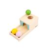 Adena Montessori Wooden Toy for 6-12 Month Baby 3 Balls with Tray, Object Permanence Box Colorful Learning Education Toy for Toddler Kid 1-2 Year Old, Preschool Developmental Girl and Boy Gift view 1