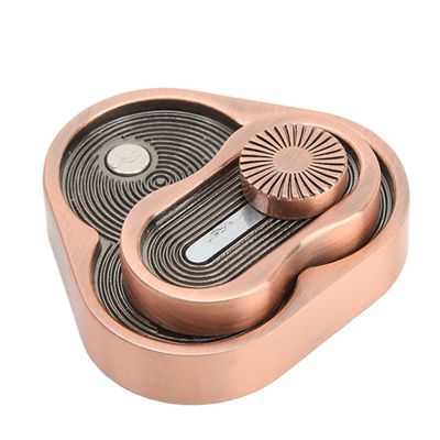 Rotation Fidget Slider, Tricyclic EDC Magnetic Metal Fidget for Adult Dual Slider Anxiety Stress Relief Toys ADHD Gifts for Man