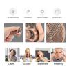 Rotation Fidget Slider, Tricyclic EDC Magnetic Metal Fidget for Adult Dual Slider Anxiety Stress Relief Toys ADHD Gifts for Man view 2