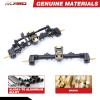 RCAWD SCX24 Upgrades Front Portal Rear Axle Housing & Brass Third Member Housing& Brass Steer Hub Carrier & Portal Gear Housing & Worm Gears & Brass Gears & Brass Hex Parts for Axial 1/24 view 2
