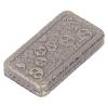 Roller,Toys for Men,ADHD Autism Anxiety Stress Relief Magnetic Fidget Toy Poker Push Slider Metal with Skull Pattern and Box 5.5 x 3 x 1cm view 1