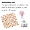 1step2dream Spanish Conversational Snakes&Ladders Board Game | Spanish Learning Game for Kids | Family Board Game view 2