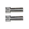 Team Associated Grip Bullets 5mm x 14mm Silver 2 ASC27392 view 1