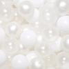 TRENDPLAY Plastic Balls for Ball Pits - Pack of 100 Hollow Balls- Safe and Exciting Playtime - Perfect for Toddler Baby Pools,Party,Festival Decoration, Pearl White+ White+ Clear view 1