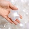 TRENDPLAY Star Ball Pit Balls for Toddlers - 100 Count Star Balls Different Shapes, Non-Toxic Plastic Balls Boys Girls Festival Party Decoration, Pearl White+ White+ Clear view 3