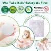 TRENDPLAY Star Ball Pit Balls for Toddlers - 100 Count Star Balls Different Shapes, Non-Toxic Plastic Balls Boys Girls Festival Party Decoration, Pearl White+ White+ Clear view 4