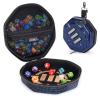ENHANCE DND Dice Tray and Dice Case - Collector's Edition DND Dice Holder for up to 150 D&D Dice with Rugged Exterior and Protective Interior - Dice Rolling Tray Perfect for Game Night (Dragon Blue) view 1