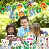 Insect Bugs Party Plates and Napkins - Garden Birthday Banner with Caterpillar and Ladybug Theme view 4
