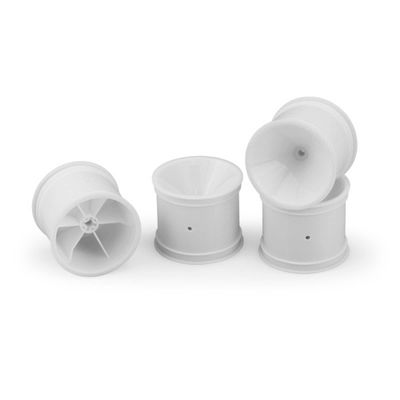 J Concepts Inc. Mono Rear Wheels 3/16" Axle White 4 JCO3419W