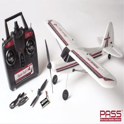 Rage RC A1114 Super Cub Mx4 Micro Ep 4-Channel Rtf Airplane with Pass System