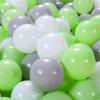 Heopeis Soft Plastic Ball Pit Balls, 100pcs Green Pit Balls Plastic Toy Balls for Kids, Baby Toddler Ball Pit Play Tent, Baby Kiddie Pool Water Toys, Party Decoration view 2