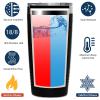 Scientist Coral Viking Tumbler 20oz - Science, Doing Stuff In A Lab - Chemistry Laboratory Periodic Table Element School Learner Physics Math view 2