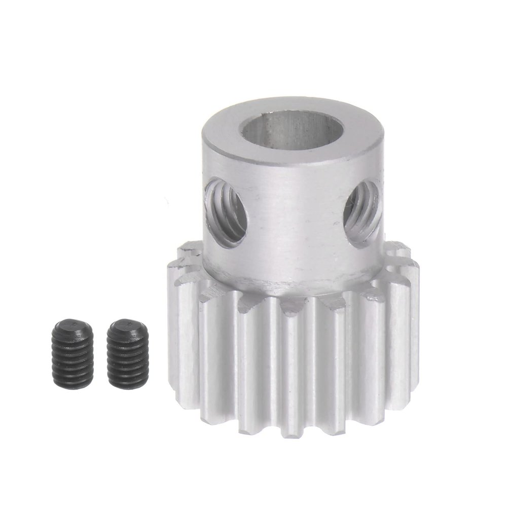 HARFINGTON Step Spur Gear 6mm Bore Gear 16T Mod 1 Aluminum Alloy Motor Gear for RC Car Replacement Parts Accessories Electric Grinder Gearbox Reduction Gear Reducer