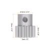 HARFINGTON Step Spur Gear 6mm Bore Gear 16T Mod 1 Aluminum Alloy Motor Gear for RC Car Replacement Parts Accessories Electric Grinder Gearbox Reduction Gear Reducer view 2