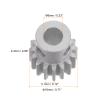 HARFINGTON Step Spur Gear 6mm Bore Gear 16T Mod 1 Aluminum Alloy Motor Gear for RC Car Replacement Parts Accessories Electric Grinder Gearbox Reduction Gear Reducer view 3