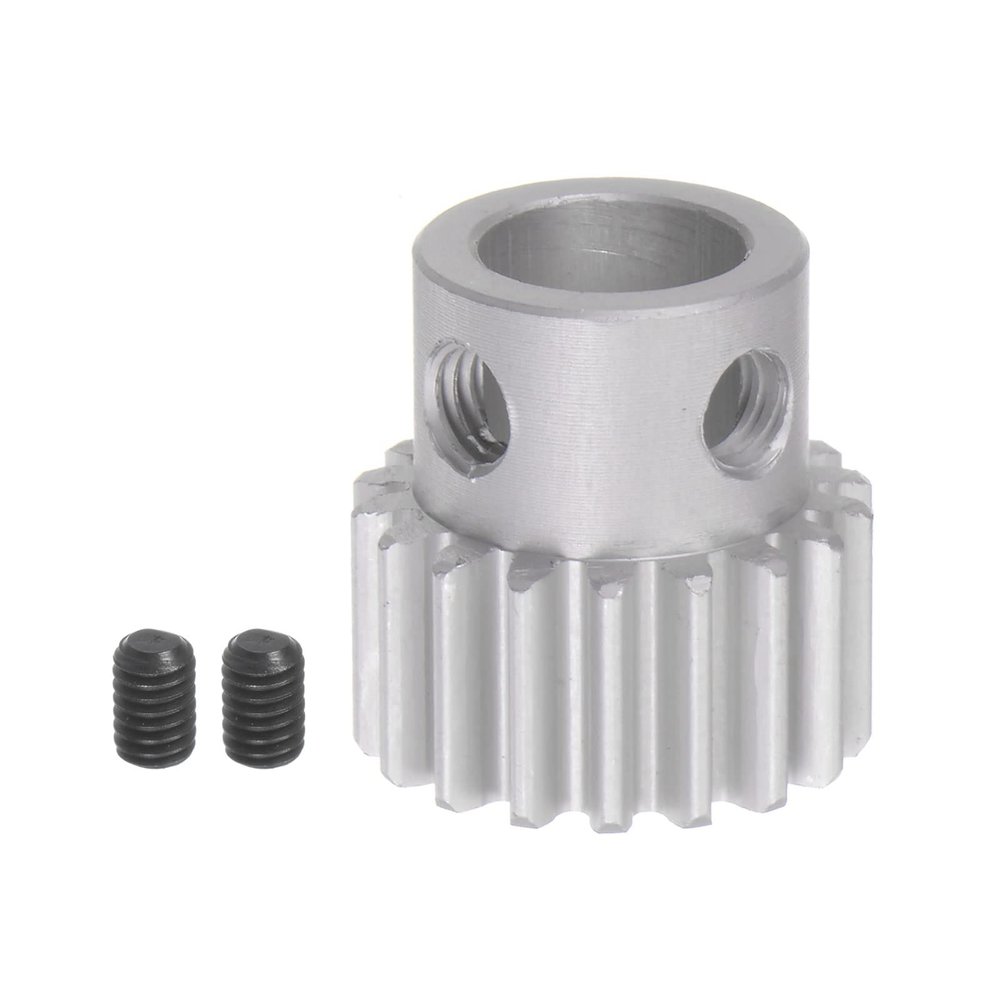 HARFINGTON Step Spur Gear 10mm Bore Gear 18T Mod 1 Aluminum Alloy Motor Gear for RC Car Replacement Parts Accessories Electric Grinder Gearbox Reduction Gear Reducer