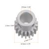 HARFINGTON Step Spur Gear 10mm Bore Gear 18T Mod 1 Aluminum Alloy Motor Gear for RC Car Replacement Parts Accessories Electric Grinder Gearbox Reduction Gear Reducer view 3