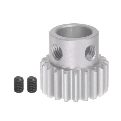 HARFINGTON Step Spur Gear 12mm Bore Gear 20T Mod 1 Aluminum Alloy Motor Gear for RC Car Replacement Parts Accessories Electric Grinder Gearbox Reduction Gear Reducer