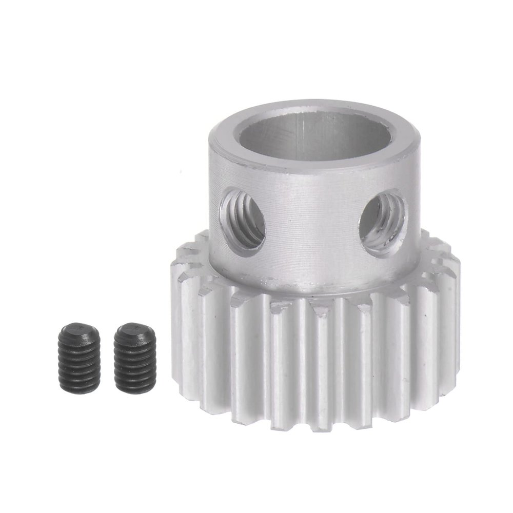 HARFINGTON Step Spur Gear 12mm Bore Gear 20T Mod 1 Aluminum Alloy Motor Gear for RC Car Replacement Parts Accessories Electric Grinder Gearbox Reduction Gear Reducer