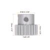 HARFINGTON Step Spur Gear 12mm Bore Gear 20T Mod 1 Aluminum Alloy Motor Gear for RC Car Replacement Parts Accessories Electric Grinder Gearbox Reduction Gear Reducer view 2