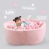 Heopeis Ball Pit Balls Crawl Balls Crush Proof Plastic Ball for Infant Ball Pit Children's Toy Balls Pearl Ocean Balls, 2.2inches,100Pcs (Pink/Pearl White) view 4