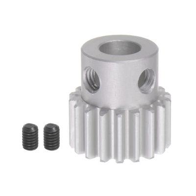 HARFINGTON Step Spur Gear 6mm Bore Gear 18T Mod 1 Aluminum Alloy Motor Gear for RC Car Replacement Parts Accessories Electric Grinder Gearbox Reduction Gear Reducer