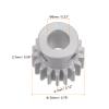 HARFINGTON Step Spur Gear 6mm Bore Gear 18T Mod 1 Aluminum Alloy Motor Gear for RC Car Replacement Parts Accessories Electric Grinder Gearbox Reduction Gear Reducer view 3
