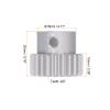 HARFINGTON Step Spur Gear 6mm Bore Gear 22T Mod 1 Aluminum Alloy Motor Gear for RC Car Replacement Parts Accessories Electric Grinder Gearbox Reduction Gear Reducer view 2