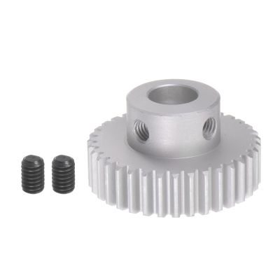 HARFINGTON Step Spur Gear 8mm Bore Gear 35T Mod 1 Aluminum Alloy Motor Gear for RC Car Replacement Parts Accessories Electric Grinder Gearbox Reduction Gear Reducer