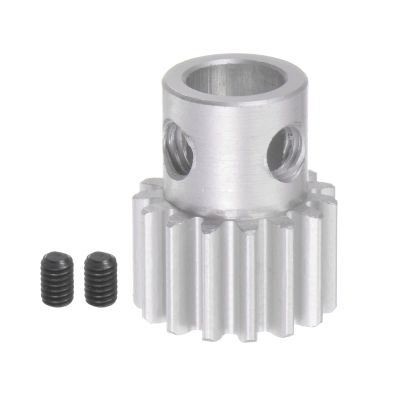 HARFINGTON Step Spur Gear 8mm Bore Gear 15T Mod 1 Aluminum Alloy Motor Gear for RC Car Replacement Parts Accessories Electric Grinder Gearbox Reduction Gear Reducer
