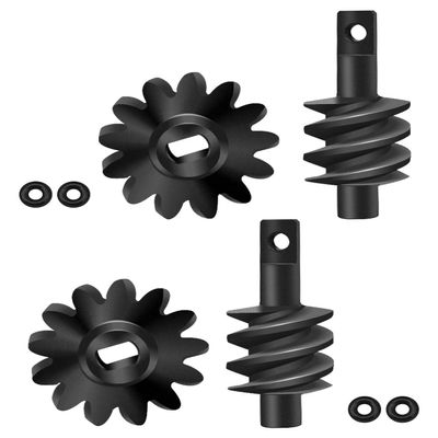 2 Sets 13T Steel Overdrive Gears Differential Worm Gear Fit for Axial SCX24 C10 JLU Gladiator Bronco Deadbolt 1/24 RC Crawler Car