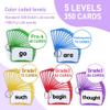BenBen Sight Words Flash Cards, 350 Dolch & Fry High Frequency Site Words and Sentences for Pre-K, Kindergarten, 1st 2nd 3rd Grade, Educational Learning Cards Homeschool Supplies for Ages 3-9 view 3