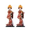 AAPIE 2 Pieces Kokeshi Doll Oriental Decor Geisha Doll Japanese Geisha Figurine Oriental Doll for House Office Decoration view 1