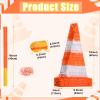 Traffic Cone Piata Orange Cone Piata Includes Stick Blindfold Confetti Construction Theme Party Supplies for Kids Birthday Party Decor, 15.8 x 9.5 x 3.2 Inches view 2