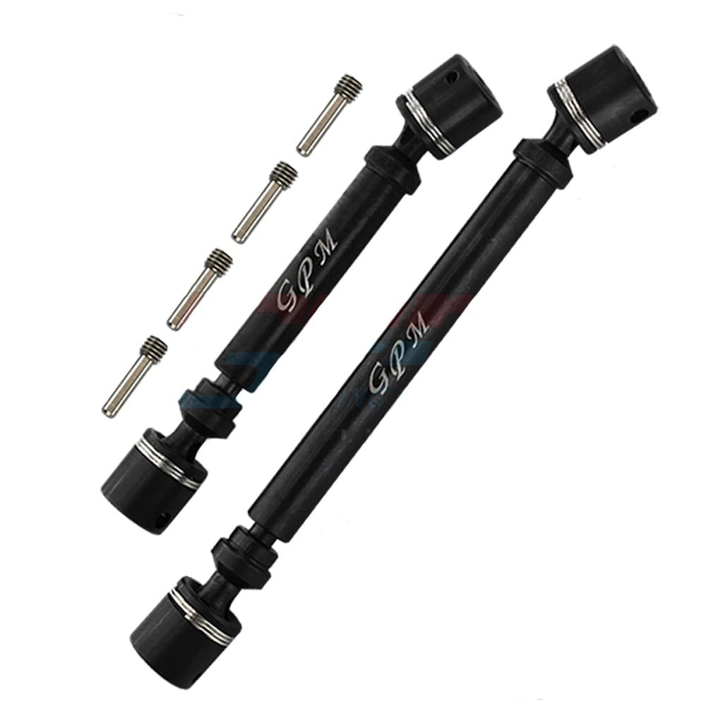 GPM for AXIAL-1/18 UTB18 Capra 4WD Unlimited Trail BUGGY-AXI01002 Medium Carbon Steel Front + Rear CVD Drive Shaft