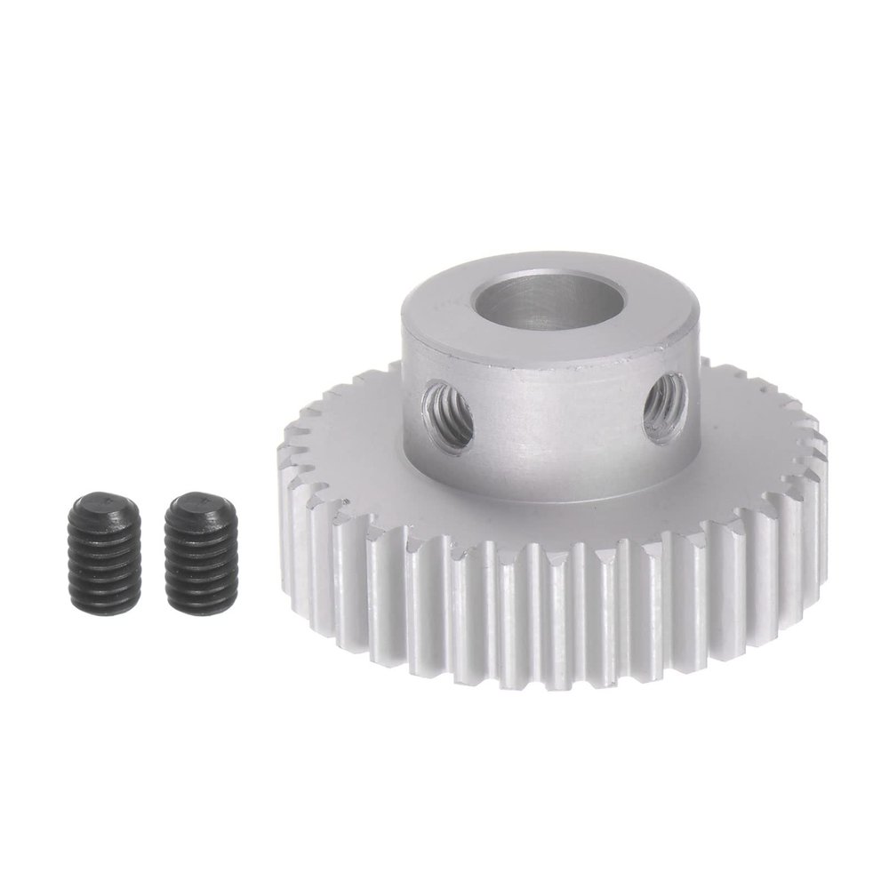 HARFINGTON Step Spur Gear 6mm Bore Gear 35T Mod 1 Aluminum Alloy Motor Gear for RC Car Replacement Parts Accessories Electric Grinder Gearbox Reduction Gear Reducer