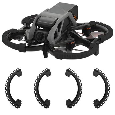 Craznick Avata Propeller Guard Bumper: Protective Bumper Ring Anti-Collision Impact Protectors for DJI Avata Accessories Black