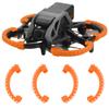 Craznick Avata Propeller Guard Bumper: Protective Bumper Ring Anti-Collision Impact Protectors for DJI Avata Accessories Orange view 1